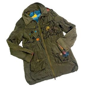 Desigaul Silk Embroidery Utility Jacket
